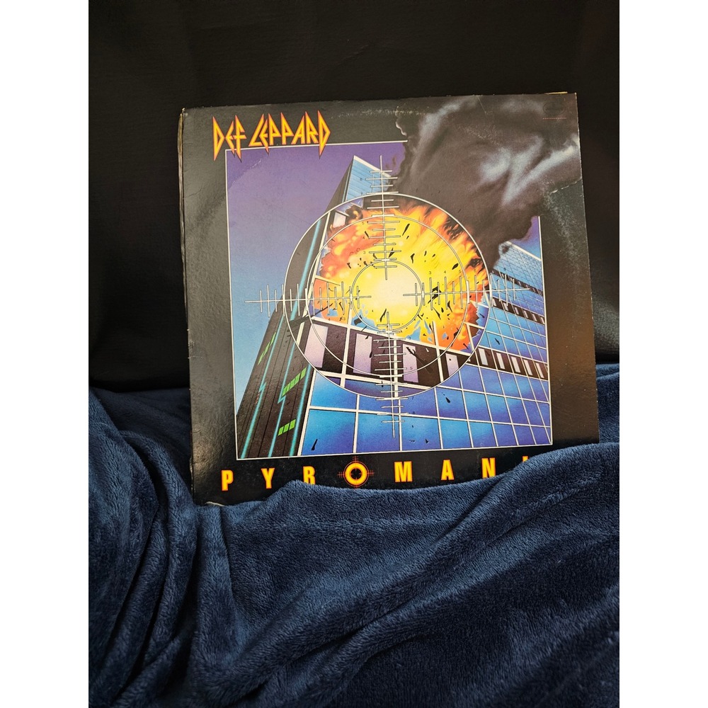 iconic 1983 album Pyromania by the rock band Def Leppard vintage classic rock